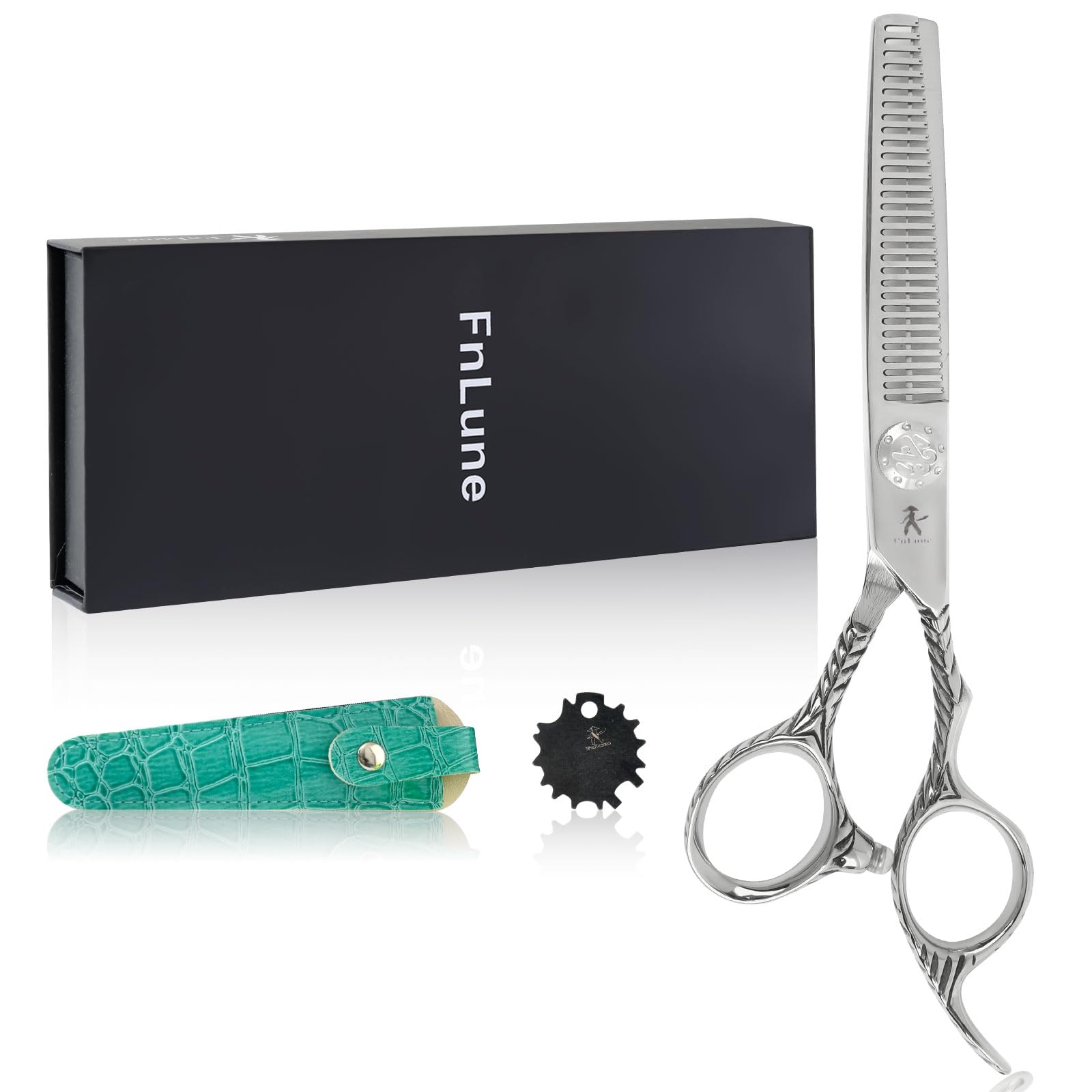 Amazon.co.jp: FnLune(イク) すきばさみ 散髪はさみ ヘアカット